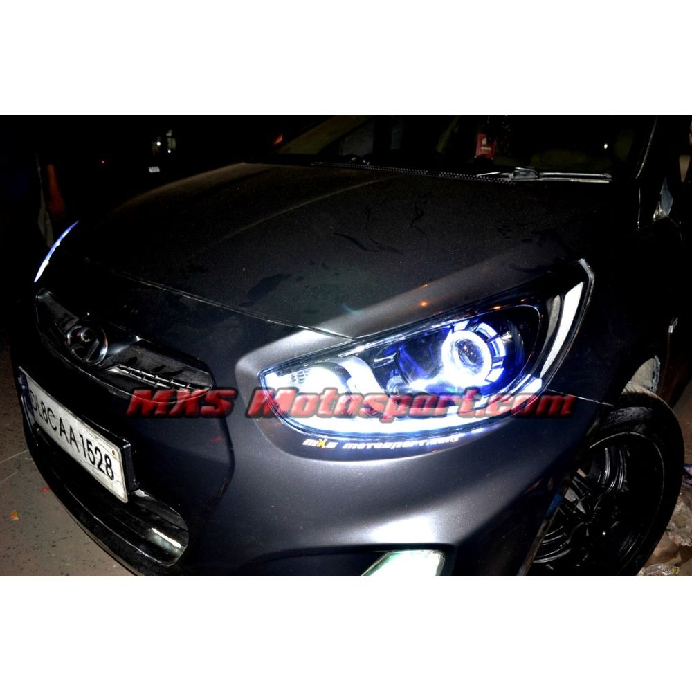 MXSHL672 Hyundai Verna Fluidic Dual Projector Headlights with Matrix Mode