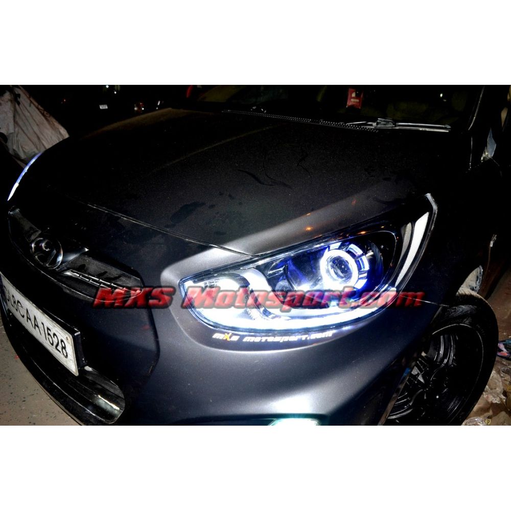 MXSHL672 Hyundai Verna Fluidic Dual Projector Headlights with Matrix Mode