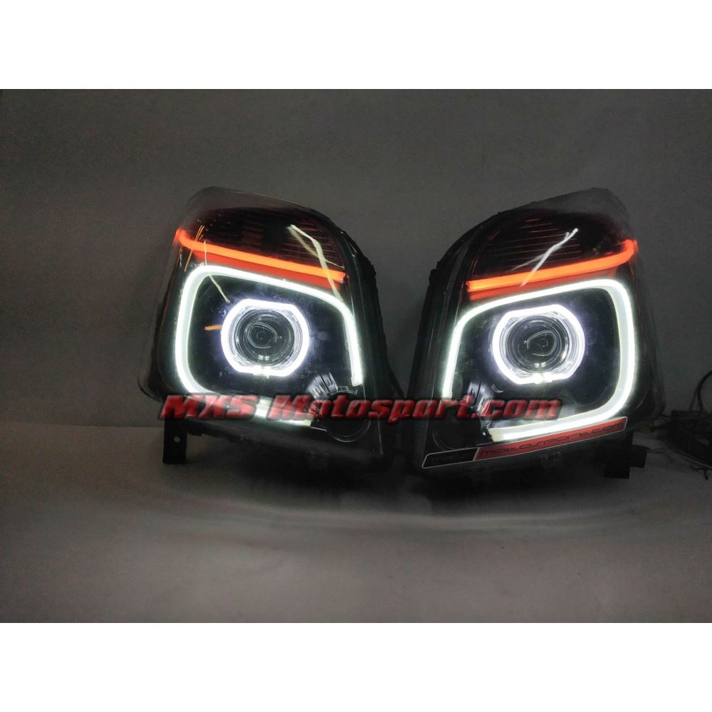 MXSHL688 Maruti Suzuki Wagon R Daytime Projector Headlights with Matrix Turn Signal Mode