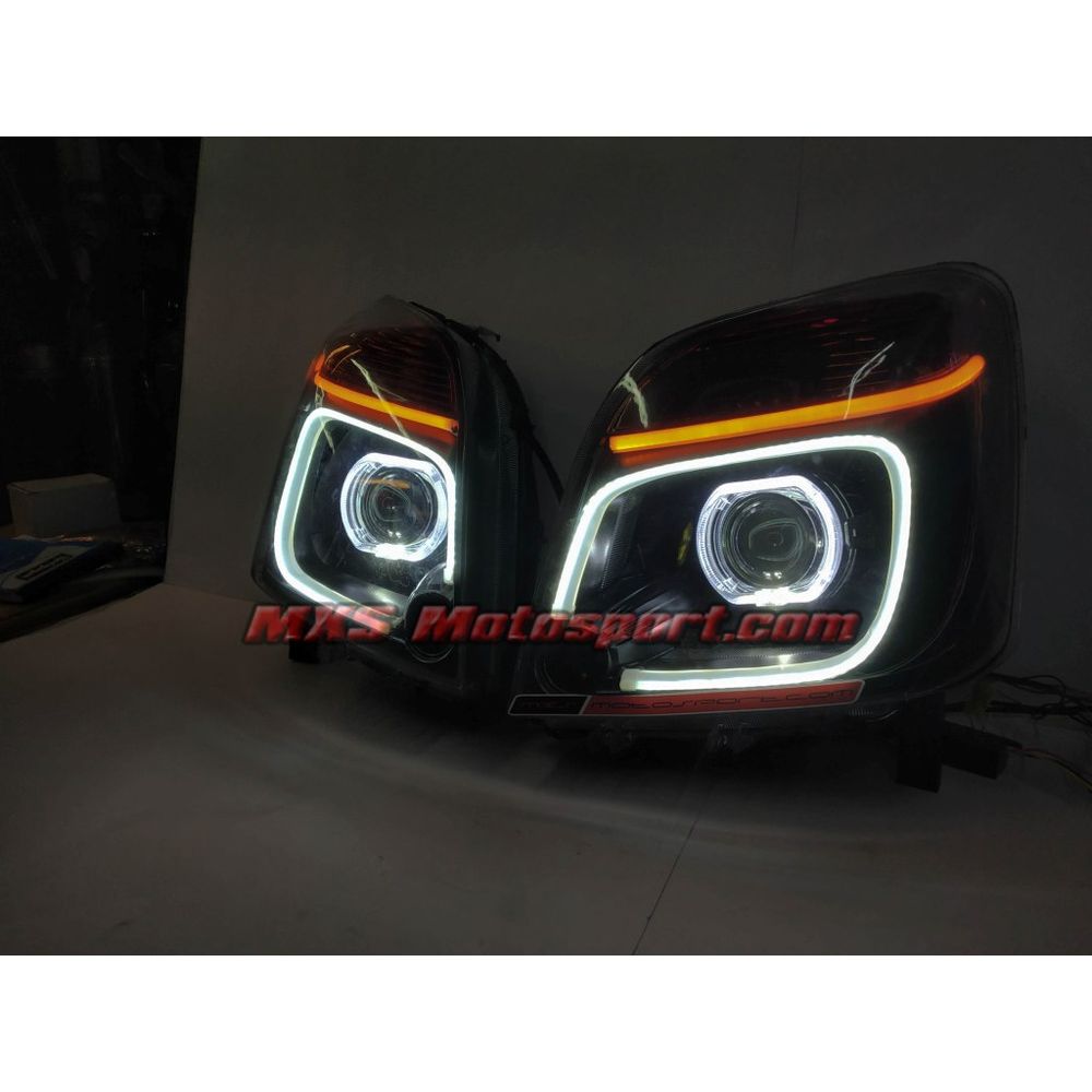 MXSHL688 Maruti Suzuki Wagon R Daytime Projector Headlights with Matrix Turn Signal Mode
