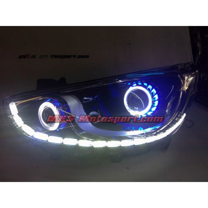 MXSHL699 Hyundai Verna Fluidic Dual Projector Headlights with Matrix Turn Signal Mode