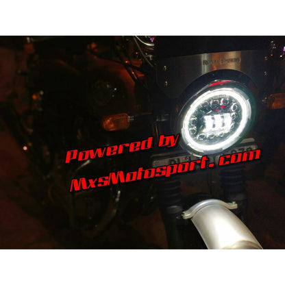 MXSHL711 Royal Enfield Interceptor 650 Cree LED Daymaker Projector Headlight