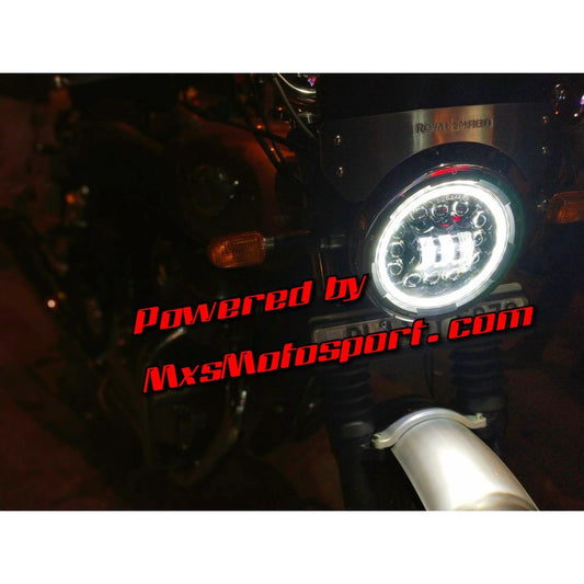 MXSHL711 Royal Enfield Interceptor 650 Cree LED Daymaker Projector Headlight