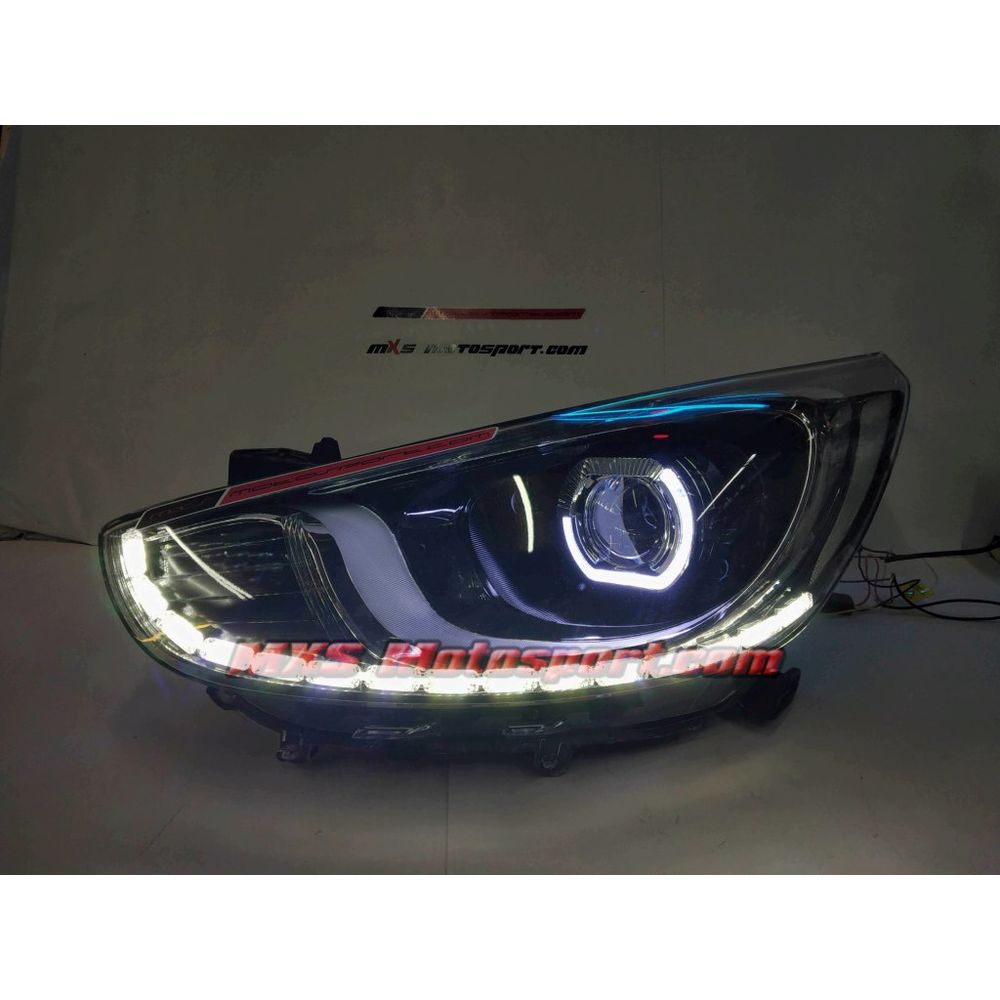 MXSHL724 Hyundai Verna Fluidic Daytime Projector Headlights with Matrix Turn Signal Mode