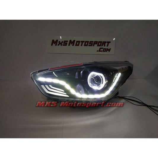 MXSHL726 Ford Aspire Daytime LED Projector Headlights Matrix Turn Signal Mode