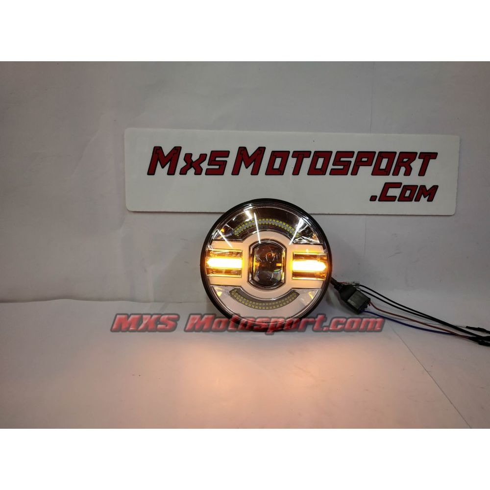 MXSHL729 Royal Enfield Interceptor 650 Cree LED Daymaker Projector Headlight