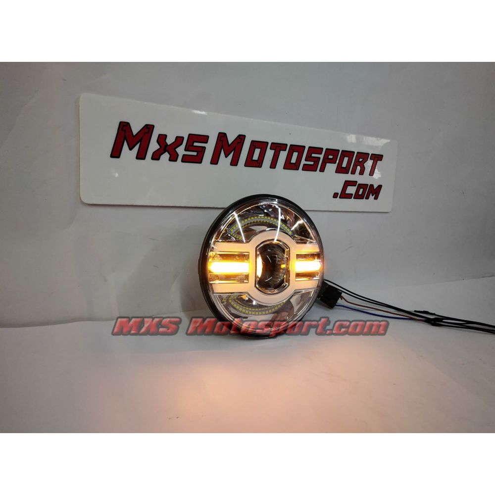 MXSHL729 Royal Enfield Interceptor 650 Cree LED Daymaker Projector Headlight