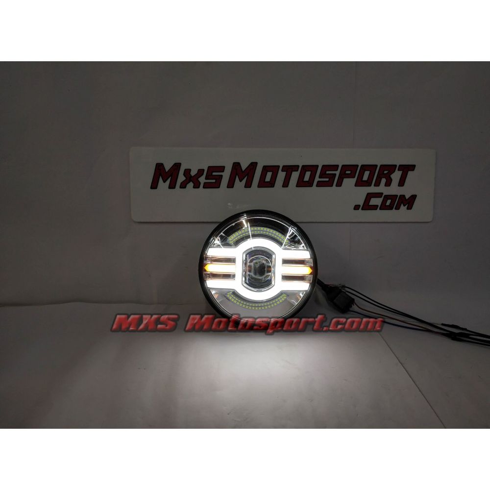 MXSHL729 Royal Enfield Interceptor 650 Cree LED Daymaker Projector Headlight