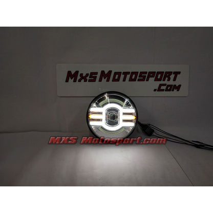 MXSHL729 Royal Enfield Interceptor 650 Cree LED Daymaker Projector Headlight