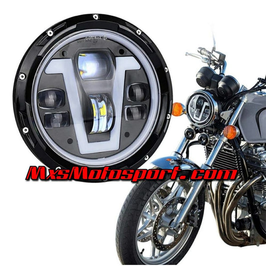 MXSHL753 Royal Enfield Interceptor 650 Cree LED Daymaker Projector Headlight