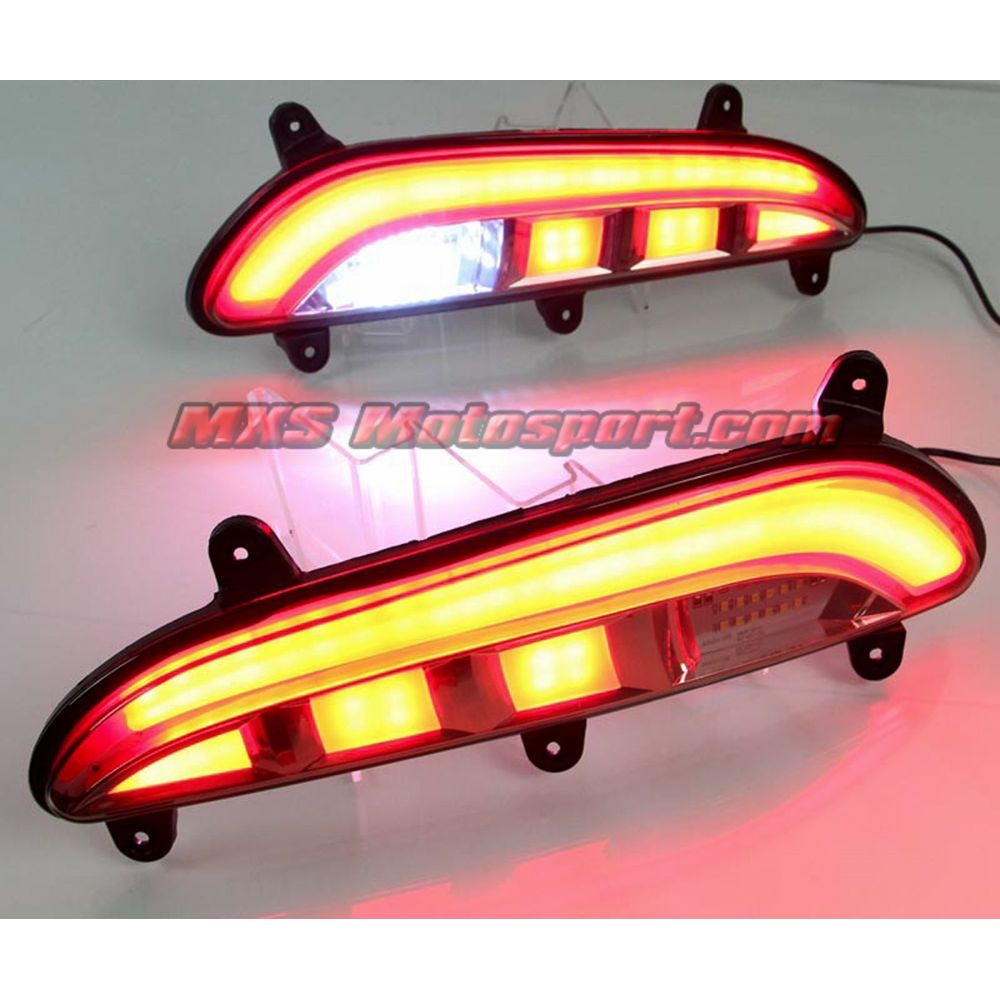 MXSTL124 Rear Bumper Reflector DRL LED Tail Lights Hyundai i20 Elite