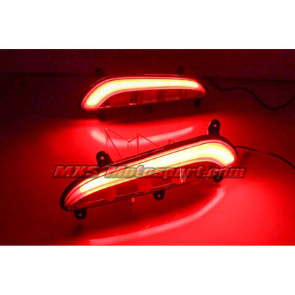 MXSTL124 Rear Bumper Reflector DRL LED Tail Lights Hyundai i20 Elite