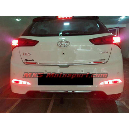 MXSTL124 Rear Bumper Reflector DRL LED Tail Lights Hyundai i20 Elite