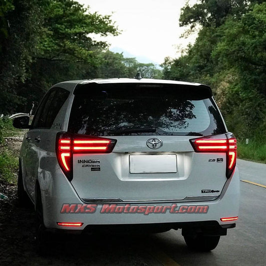 MXSTL182 Toyota Innova Crysta Twin Bar Matrix LED Tail Lights