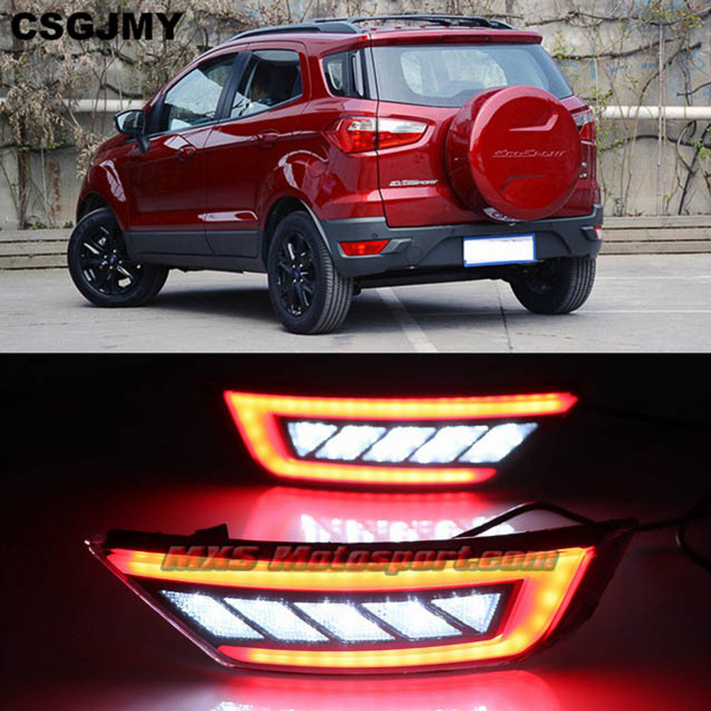MXSTL190 Ford Ecosport Rear Bumper Reflector DRL LED Tail Lights