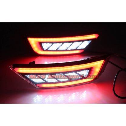 MXSTL190 Ford Ecosport Rear Bumper Reflector DRL LED Tail Lights