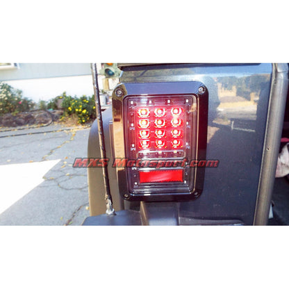 MXSTL65 Monster LED Tail Lights Mahindra Thar&quot; Jeep&quot; Wrangler&quot; SUV Off Road