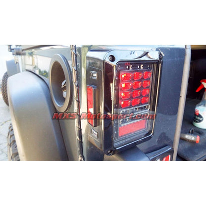 MXSTL65 Monster LED Tail Lights Mahindra Thar&quot; Jeep&quot; Wrangler&quot; SUV Off Road