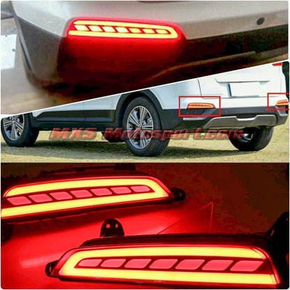 MXSTL72 Rear Bumper Reflector DRL LED Tail Lights  Hyundai Creta