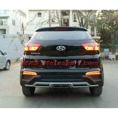 MXSTL72 Rear Bumper Reflector DRL LED Tail Lights  Hyundai Creta