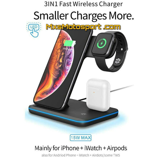 MXS3008 3 in 1 Premium Wireless Charger