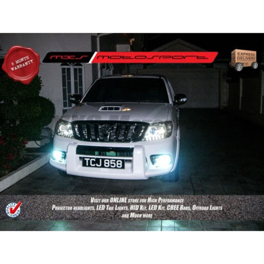 MXS Motosport Toyota Land Cruiser Prado Fog Lamp HID KIT with 6 Months* Warranty