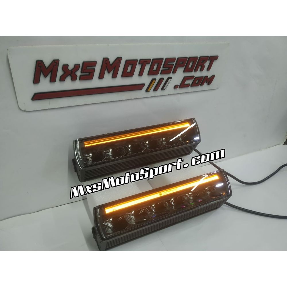 MXS3916 G-wagon Style Roof Bar Lights For Mahindra THAR with DRL's & Turn Signal