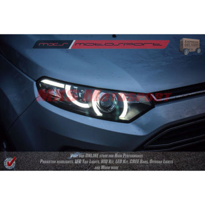 MXSHL159 Ford EcoSport Projector Headlights Evoque Style Day Time lights