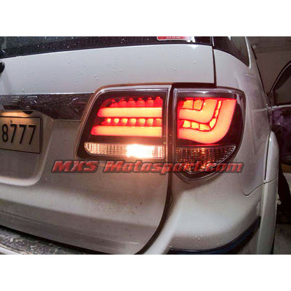 MXSTL77 Led Tail Lights Toyota Fortuner Smoked Black